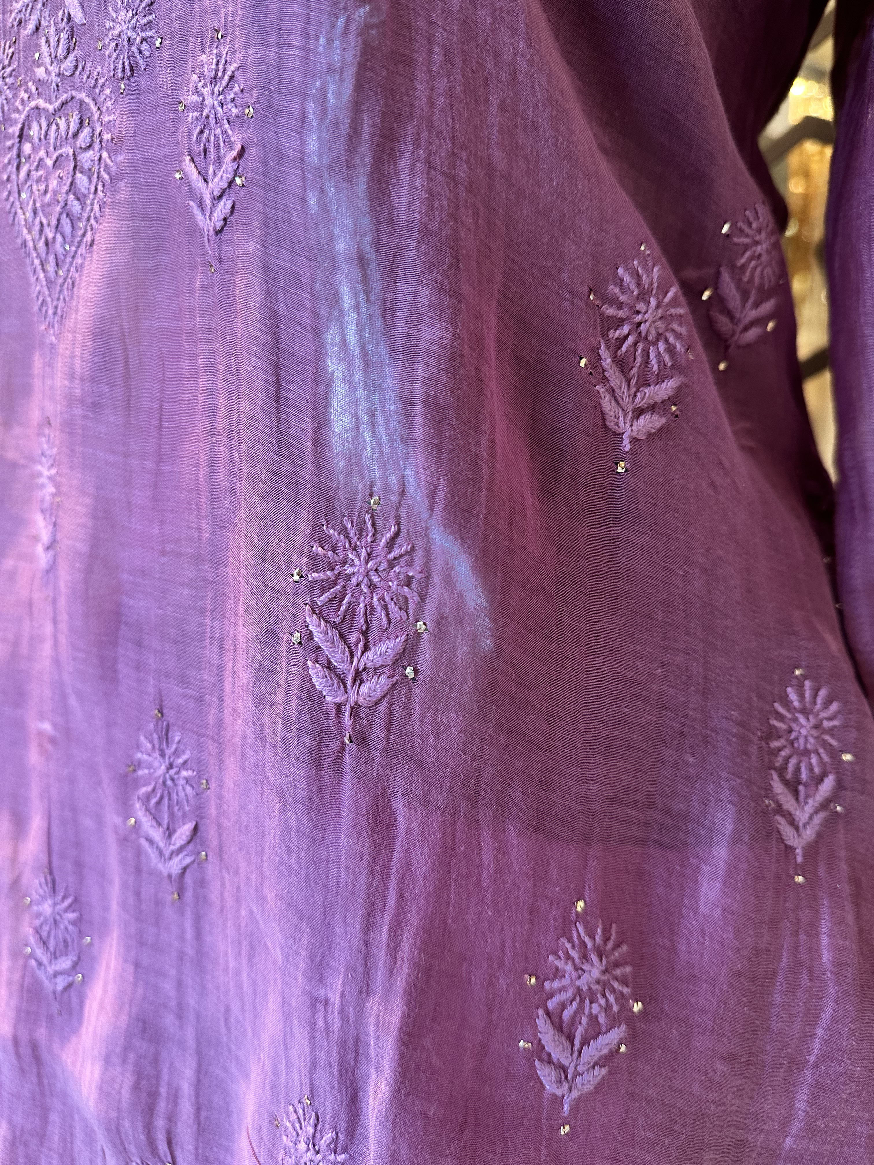 Purple Gharara Set