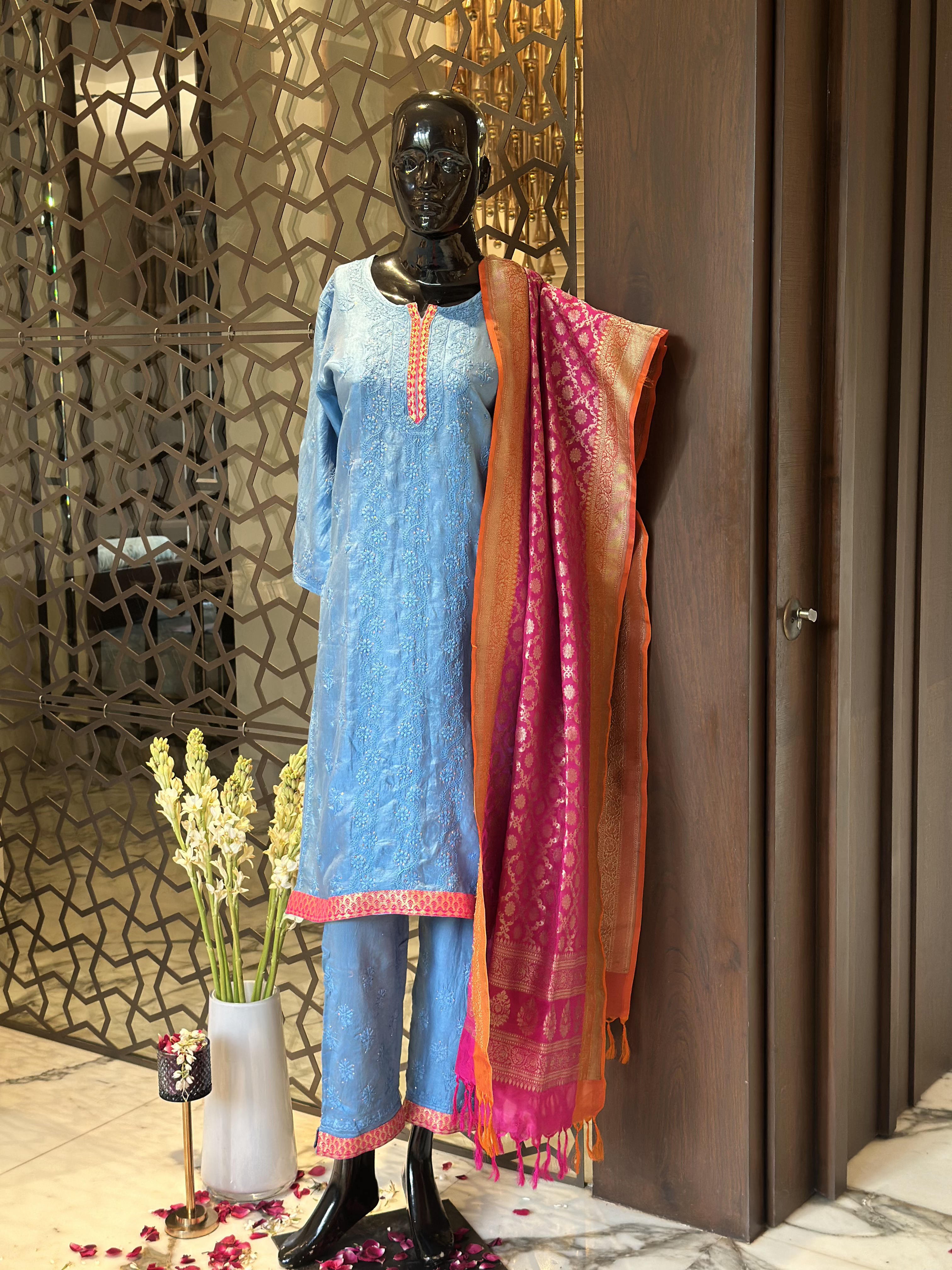 Blue Banarasi