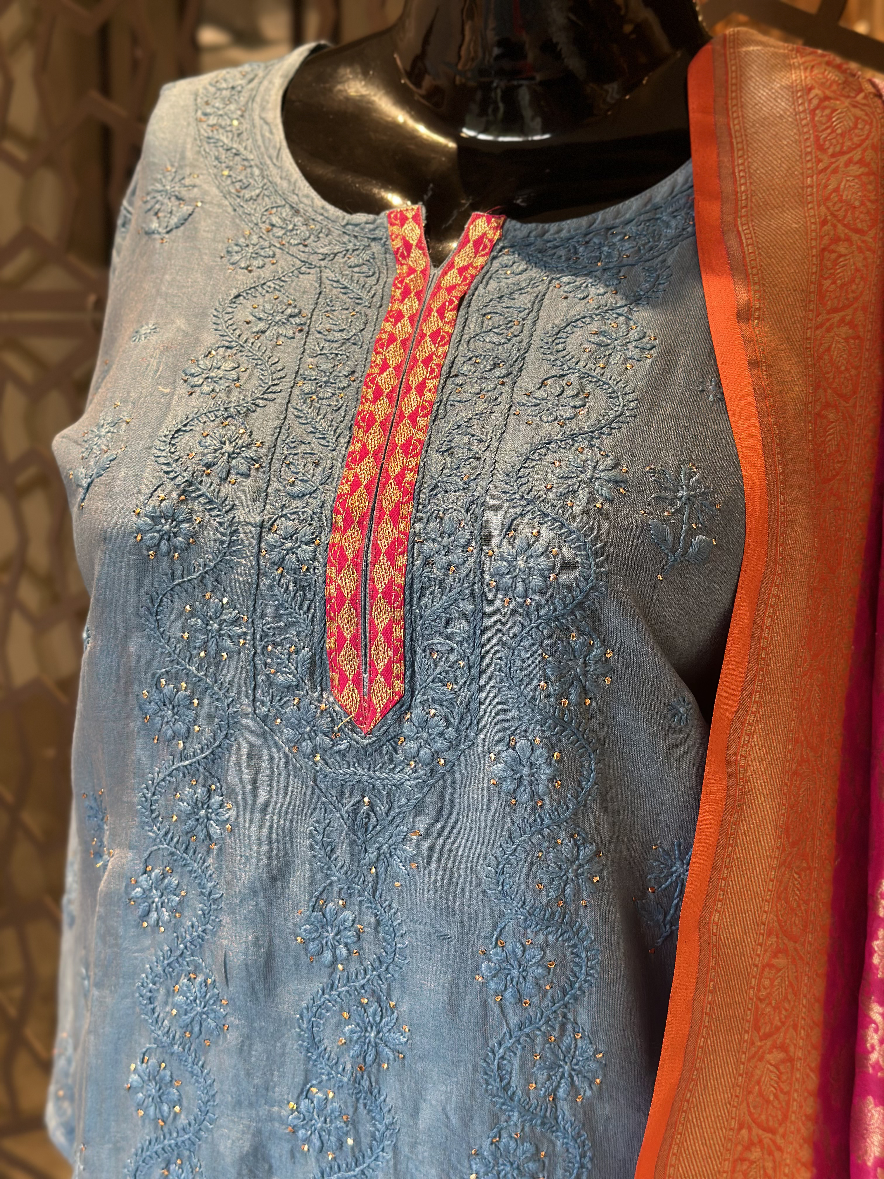 Blue Banarasi