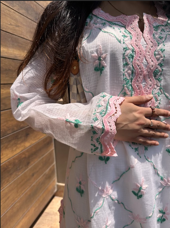 Blush Bloom Kurta Set