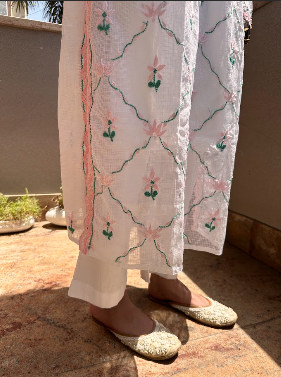 Blush Bloom Kurta Set