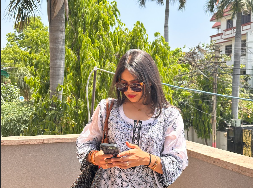 Midnight Bloom Kurta
