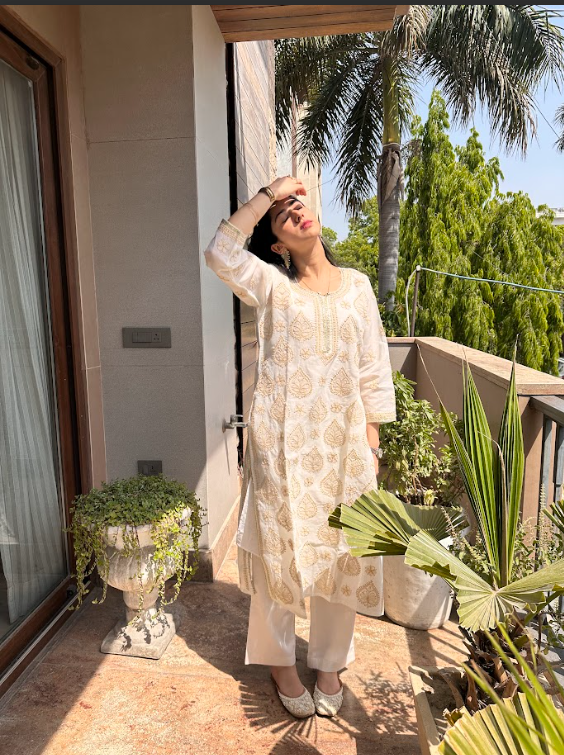 Noor Chikankari Kurta Set