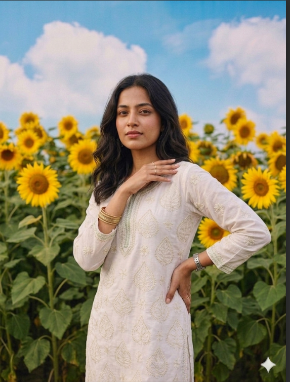 Noor Chikankari Kurta Set